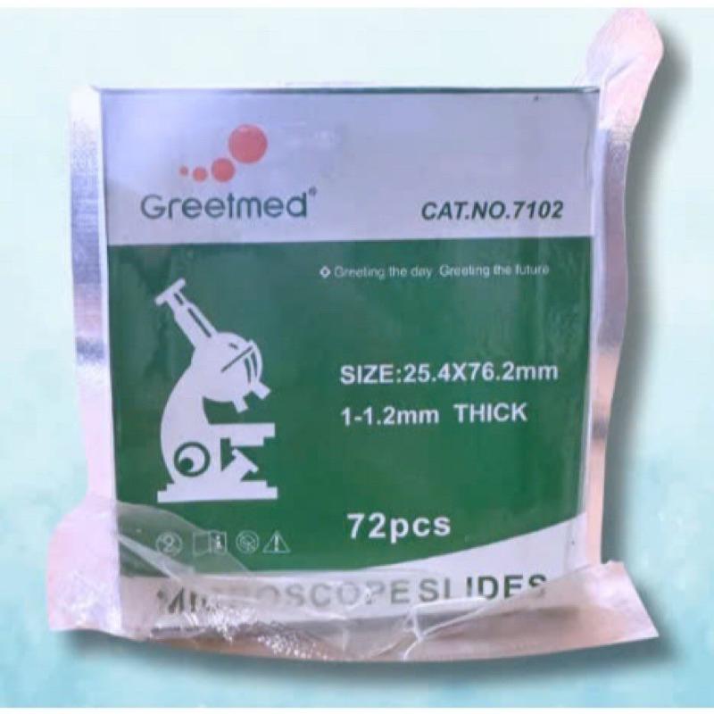 Hộp 72 miếng lam kính mờ, lam kính nhám 7105, lam kính trong, lanh kính trơn 7102.