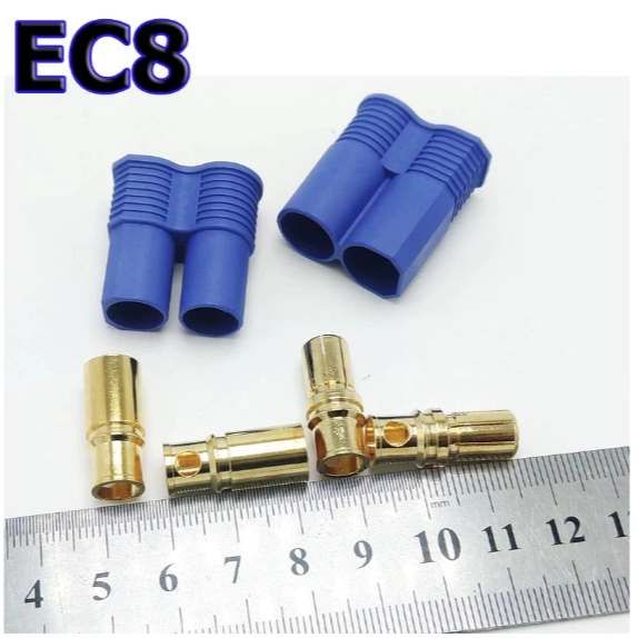 Jack EC8 Connector Plug nối nguồn Pin Lipo RC | Shopee Việt Nam
