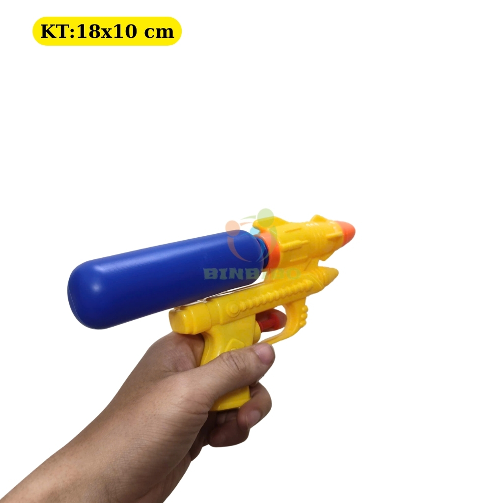 Súng phun nước đồ chơi size lớn 2 nòng chơi ngoài trời đi bơi hoặc lễ hội nước cho bé Binbibo