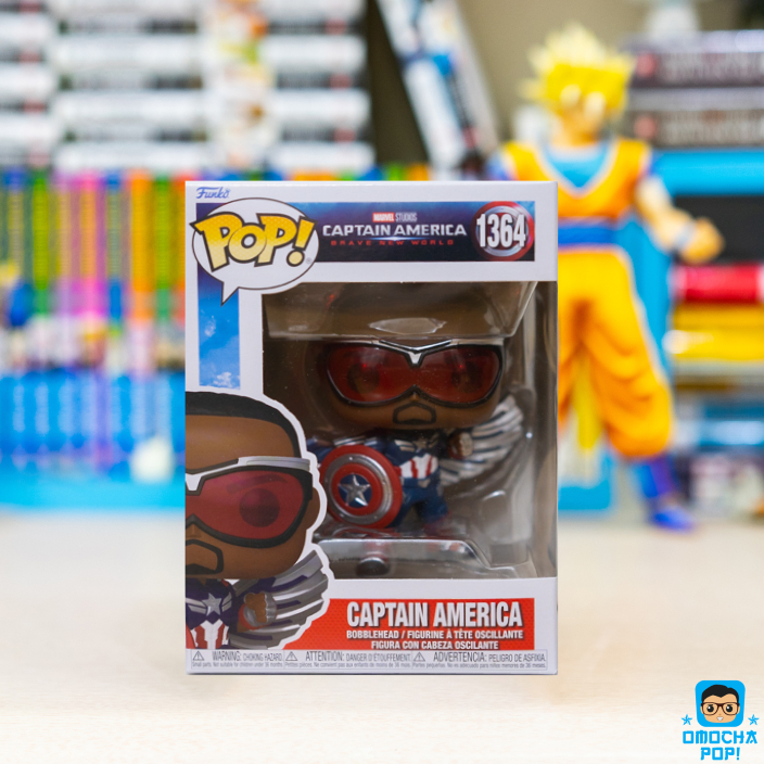 Figurine Funko Pop! Captain America Brave New World | Vinyle Collector 9.5cm | Idée Cadeau Marvel