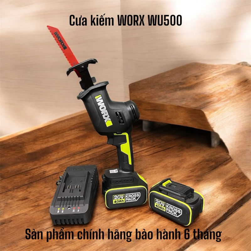 Cưa kiếm dùng pin 20V WORX WU500
