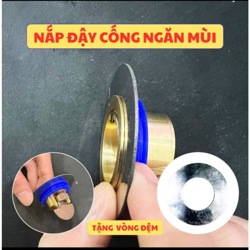 Nắp Cống Khử Mùi Thoát Nước Sàn Nhà Tắm Chống Côn Trùng Chống Mùi Hôi DASEP