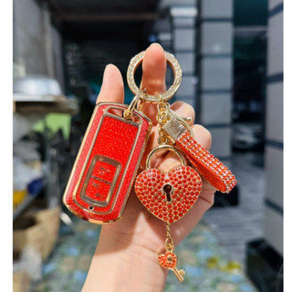 Combo Ốp Khoá smartkey TPU Cao Cấp HÔNĐA (2Nút Lớn) AB Vario 150 Vision 2018-2020  Lead  Cao Cấp