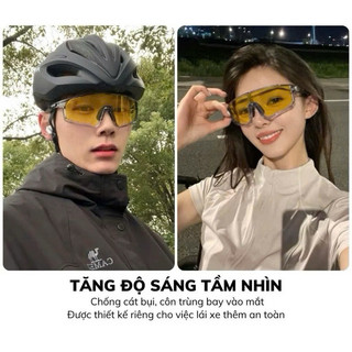Mắt kính đổi màu đi ngày và đêm thể thao chắn bụi đi đường đi ngày đổi màu đi đêm chắn bụi nhà Bự Store