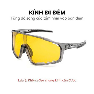Mắt kính đổi màu đi ngày và đêm thể thao chắn bụi đi đường đi ngày đổi màu đi đêm chắn bụi nhà Bự Store