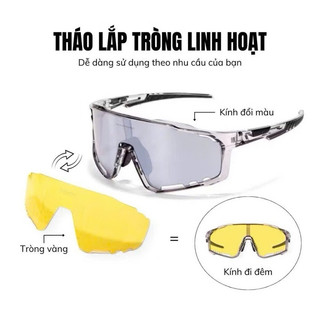 Mắt kính đổi màu chắn bụi khói xe đổi màu và đi đêm Bự Store