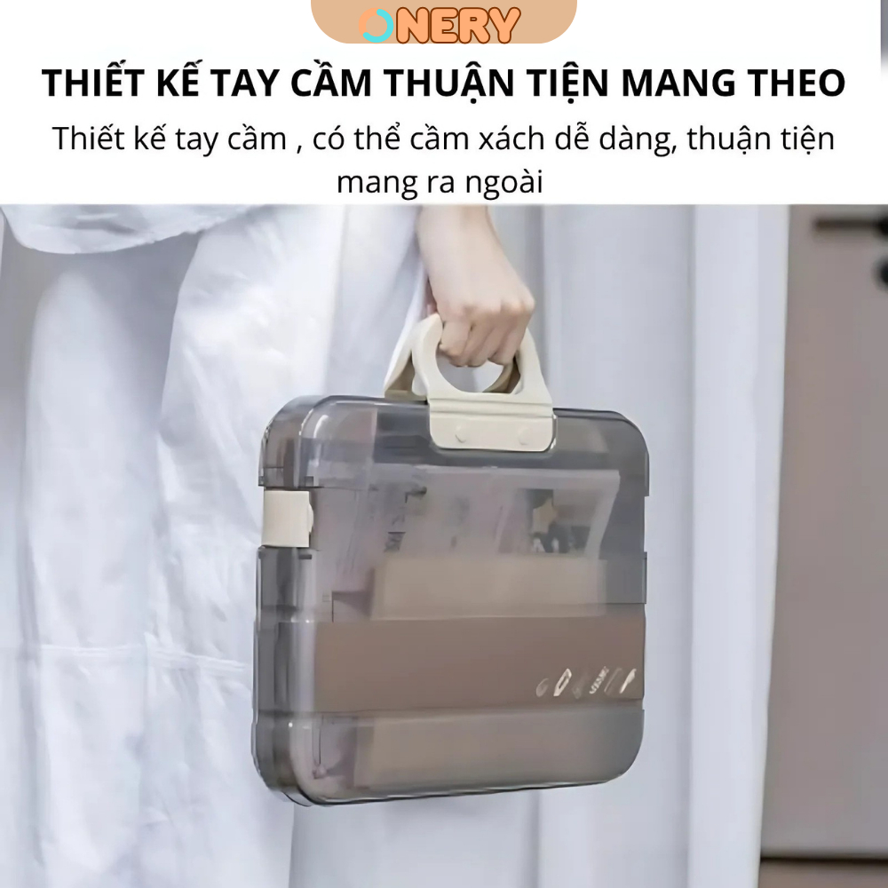 Cặp Tài Liệu Chống Nước Nhựa PP Bền - Đựng Hóa Đơn, Hợp Đồng, Hồ Sơ A4