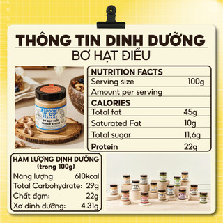 Combo 3 Túi Bơ Nguyên Chất Spoon It Up – Không Đường, Không Dầu – Tiện Lợi Mang Theo Eat Clean & Gym