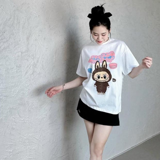 Set ( Áo Thun Trắng + Chân Váy Ngắn ) Bộ thun Chepol cao cấp, chất cotton co dãn 2 chiều có bigsize CP_12807