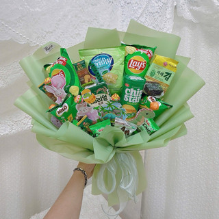 Bó hoa bánh kẹo nhiều màu size lớn, quà tặng phù hợp nhiều dịp lễ