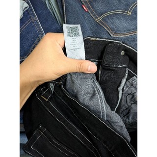 quần jean nam ông địa màu đen auth xịn ống suông đứng