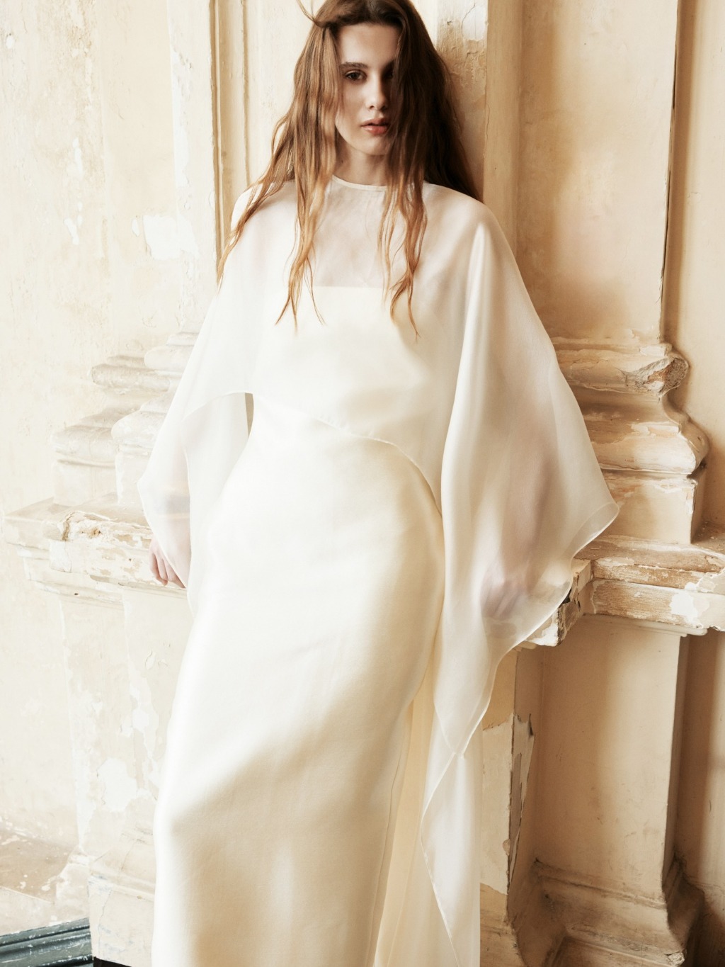 Ảnh Đầm quây taffeta Charlotte Dress HUONG BOUTIQUE HBV1339 - Có kèm áo choàng 2