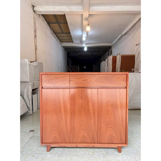 Tủ giày dép gỗ 3 cánh phong cách hàn quốc hàng làm kỹ