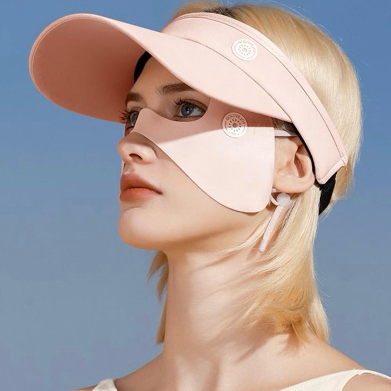 Khẩu Trang Che Gò Má Chống Nắng FALEJOY – Vải Lạnh Cooling, Chống Tia UV – Dành Cho Nữ Chơi Golf, Đạp Xe, Đi Biển