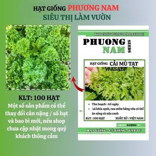 100 Hạt - Hạt Giống Cải Mù Tạt Wasabi Phương Nam