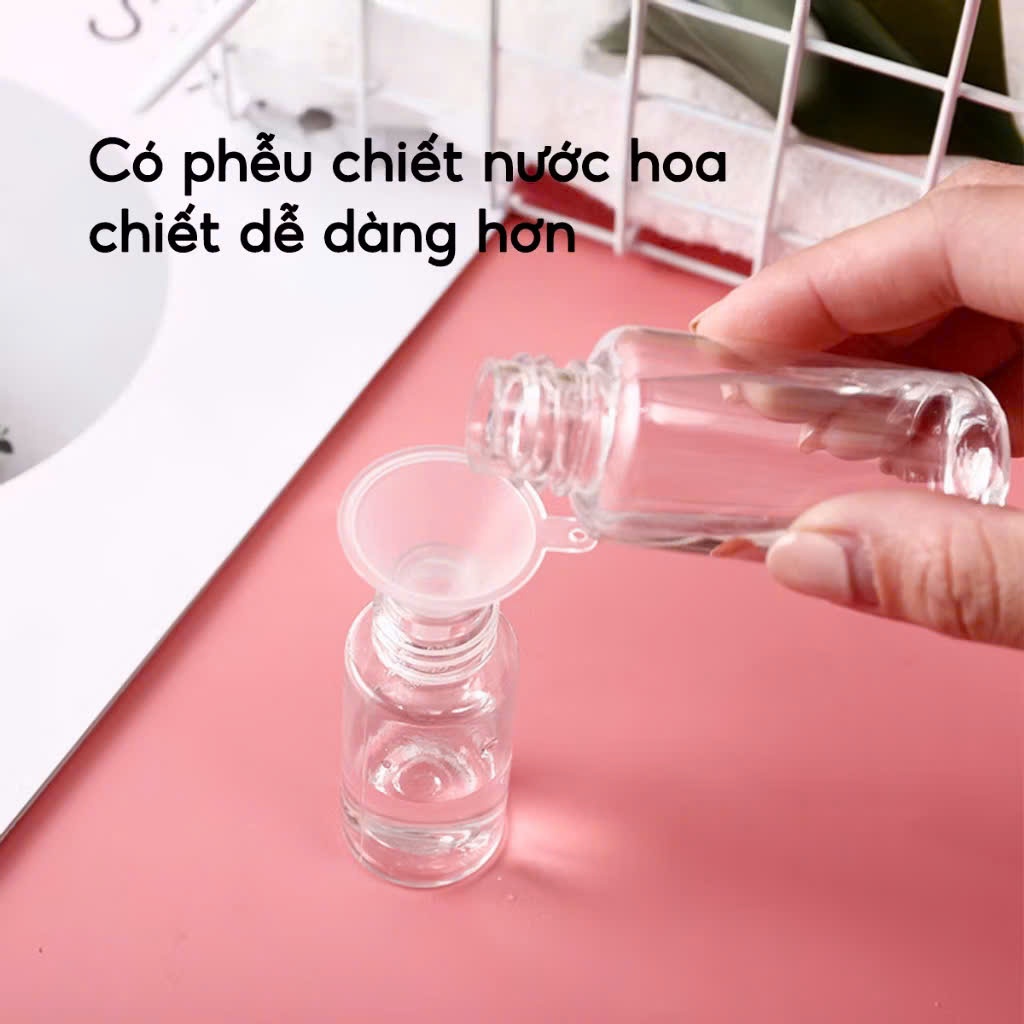Set Lọ Chiết Dầu Gội Sữa Tắm An Toàn,Bộ 7 Chi Tiết Chiết Mỹ Phẩm Đa Dụng - BỘ CHIẾT MỸ PHẨM NHỎ GỌN DU LỊCH