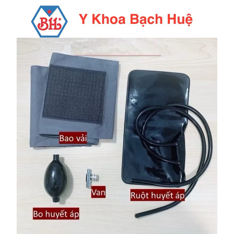 Bao vải huyết áp, van huyết áp,bo huyết áp, ruột huyết áp phụ kiện  cho máy đo huyết áp cơ