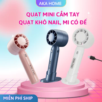 [HỎA TỐC] Quạt Du Lịch Cầm Tay Quạt Di Động HandyFan Quạt Làm Mát, để bàn, quạt cầm tay mini tích điện, quạt sự kiện