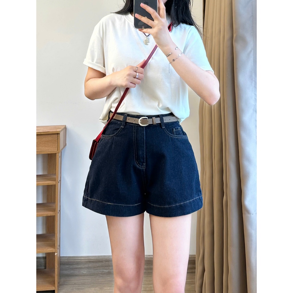 Quần Short  Nữ Joolate Quần short Jean dáng ngắn cá tính cho nữ