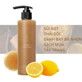 Sữa Rửa Mặt Chanh Đường Đen Lemon Chung Cleanser 200ml