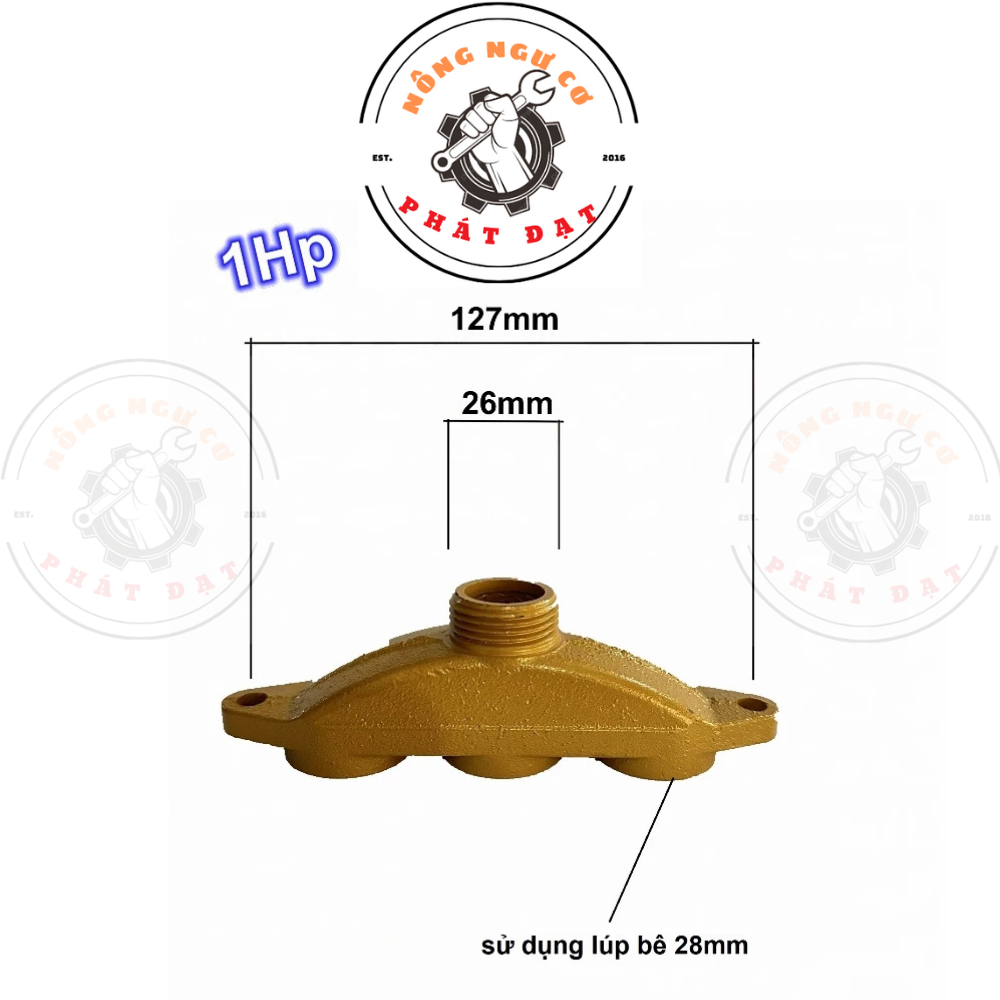 Đầu hút_ Cùm hút của đầu máy rửa xe_xịt thuốc 1HP_2HP, Hàng chuẩn,cứng cáp, bền đẹp