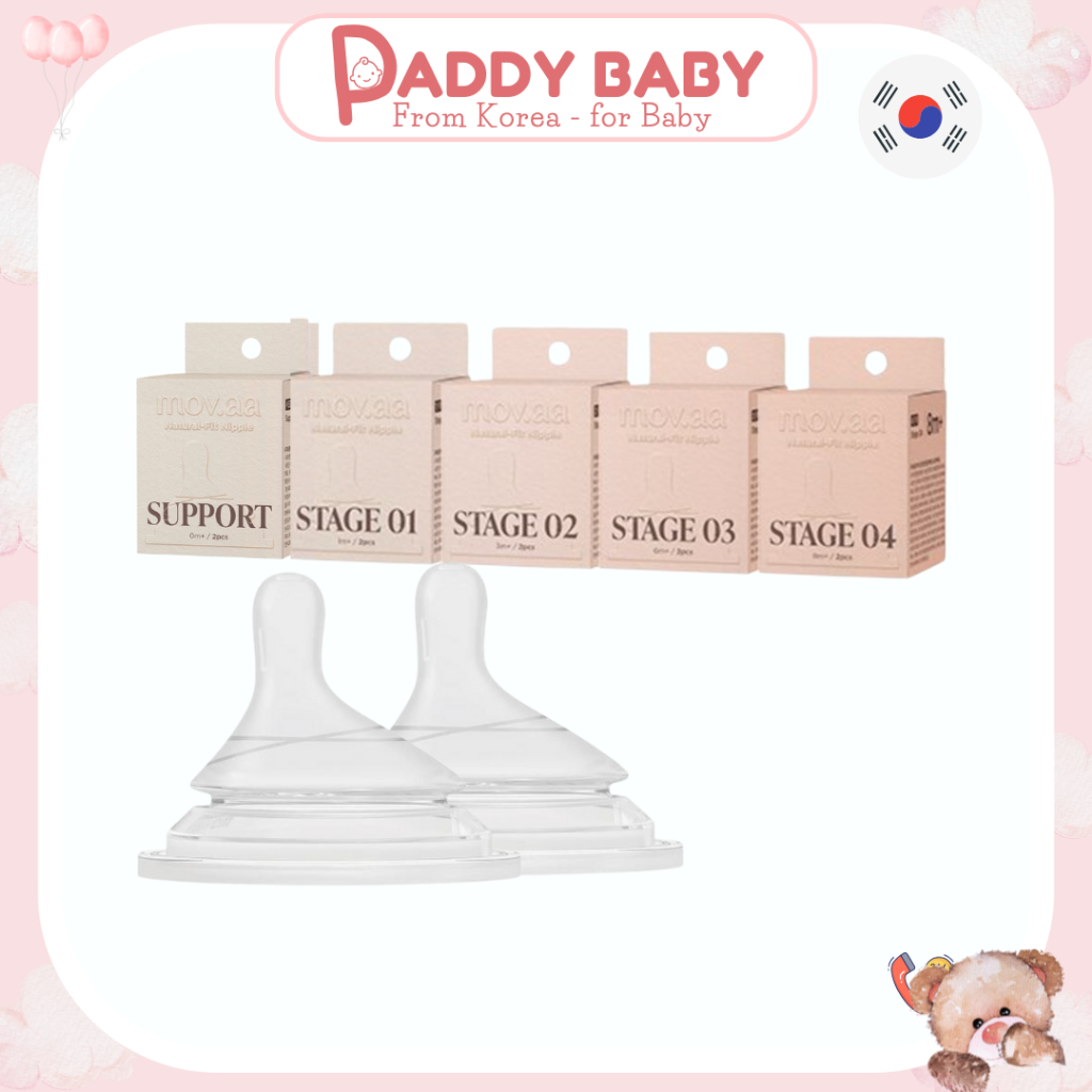 Núm ti thay thế bình Moyuum MOV.AA Hàn Quốc số 1-2-3-4 ( 1 núm không ...