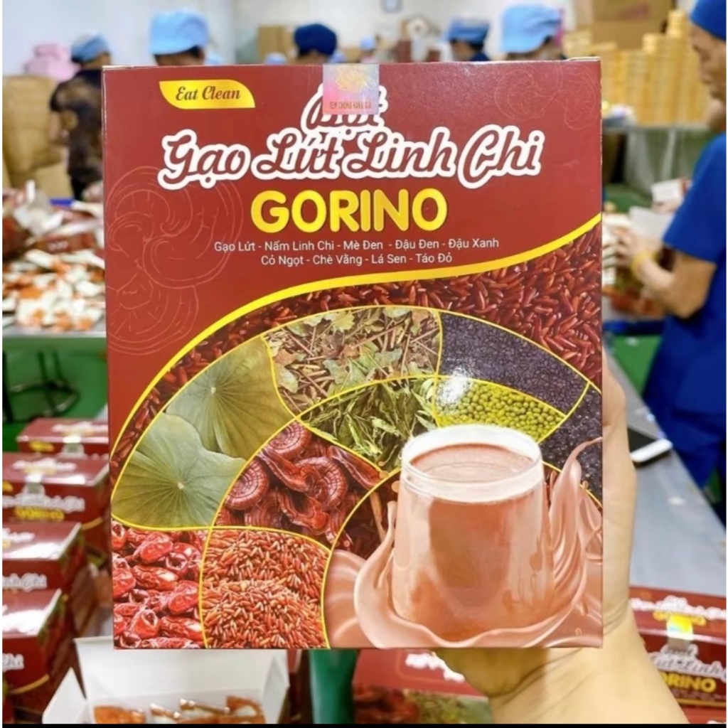 Bột Gạo Lứt Linh Chi Mè Đen - Thay Thế Bữa Ăn, Giảm Cân, Lợi Sữa, Tốt Cho Tim Mạch