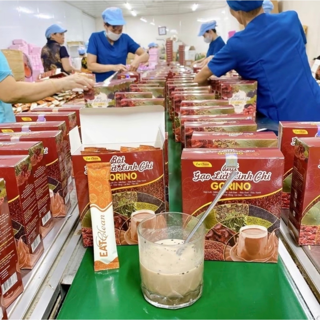 Bột Gạo Lứt Linh Chi Mè Đen - Thay Thế Bữa Ăn, Giảm Cân, Lợi Sữa, Tốt Cho Tim Mạch