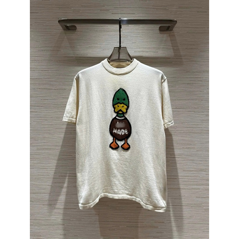 ⚡️[Hight Quality] Áo Phông Len Cộc Tay 1-\/ X N1go Duck Ready To Wear-Điểm Nhấn Vịt Vui Nhộn Dệt Kim Cao Cấp Qccc Nam Nữ