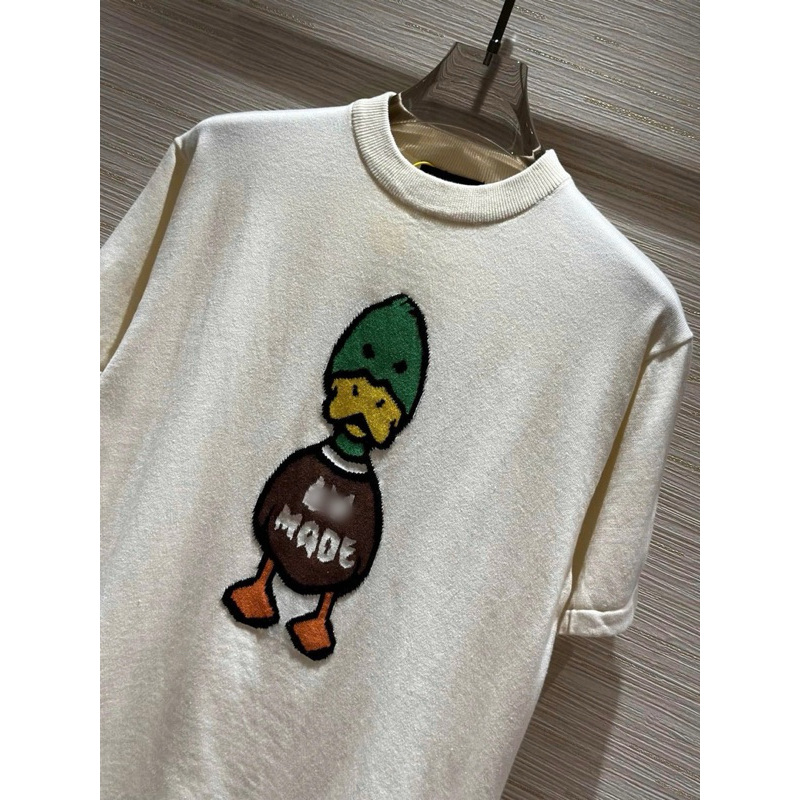 ⚡️[Hight Quality] Áo Phông Len Cộc Tay 1-\/ X N1go Duck Ready To Wear-Điểm Nhấn Vịt Vui Nhộn Dệt Kim Cao Cấp Qccc Nam Nữ