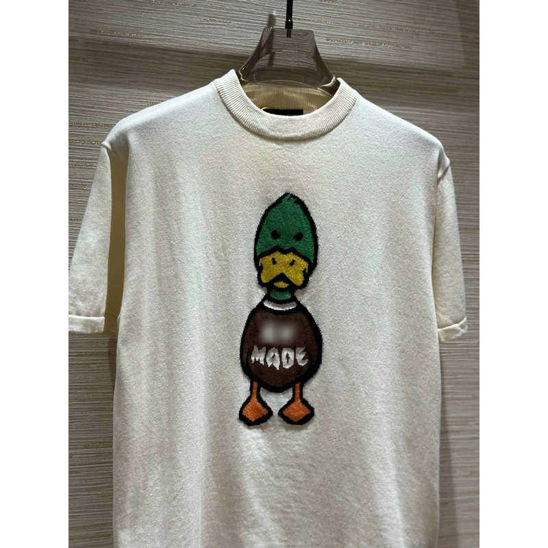 ⚡️[Hight Quality] Áo Phông Len Cộc Tay 1-\/ X N1go Duck Ready To Wear-Điểm Nhấn Vịt Vui Nhộn Dệt Kim Cao Cấp Qccc Nam Nữ