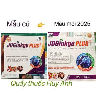 Hoạt Huyết Dưỡng Não JoGinkgo Plus Hỗ Trợ Tuần Hoàn Máu Não Giảm Tiền Đình Đau Đầu Chóng Mặt Mất Ngủ