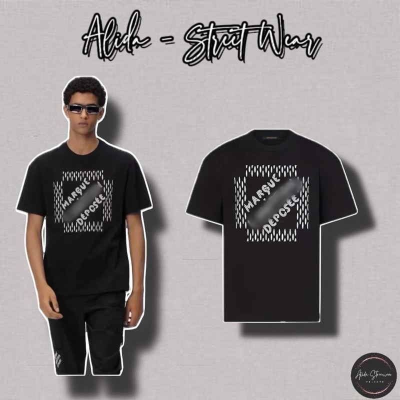 ⚡️[Hight Quality] Áo Phông 1-\/ Cố Tròn  Embroidered Ready To Wear - Điểm Nhấn Logo Ô Vuông Cách Điệu Cao Cấp Nam Nữ