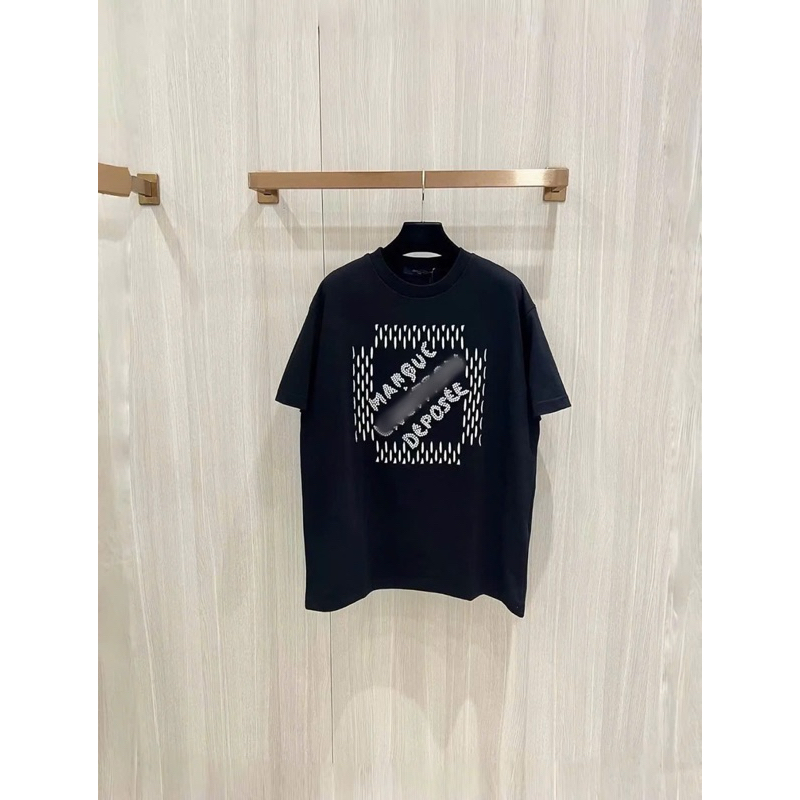 ⚡️[Hight Quality] Áo Phông 1-\/ Cố Tròn  Embroidered Ready To Wear - Điểm Nhấn Logo Ô Vuông Cách Điệu Cao Cấp Nam Nữ