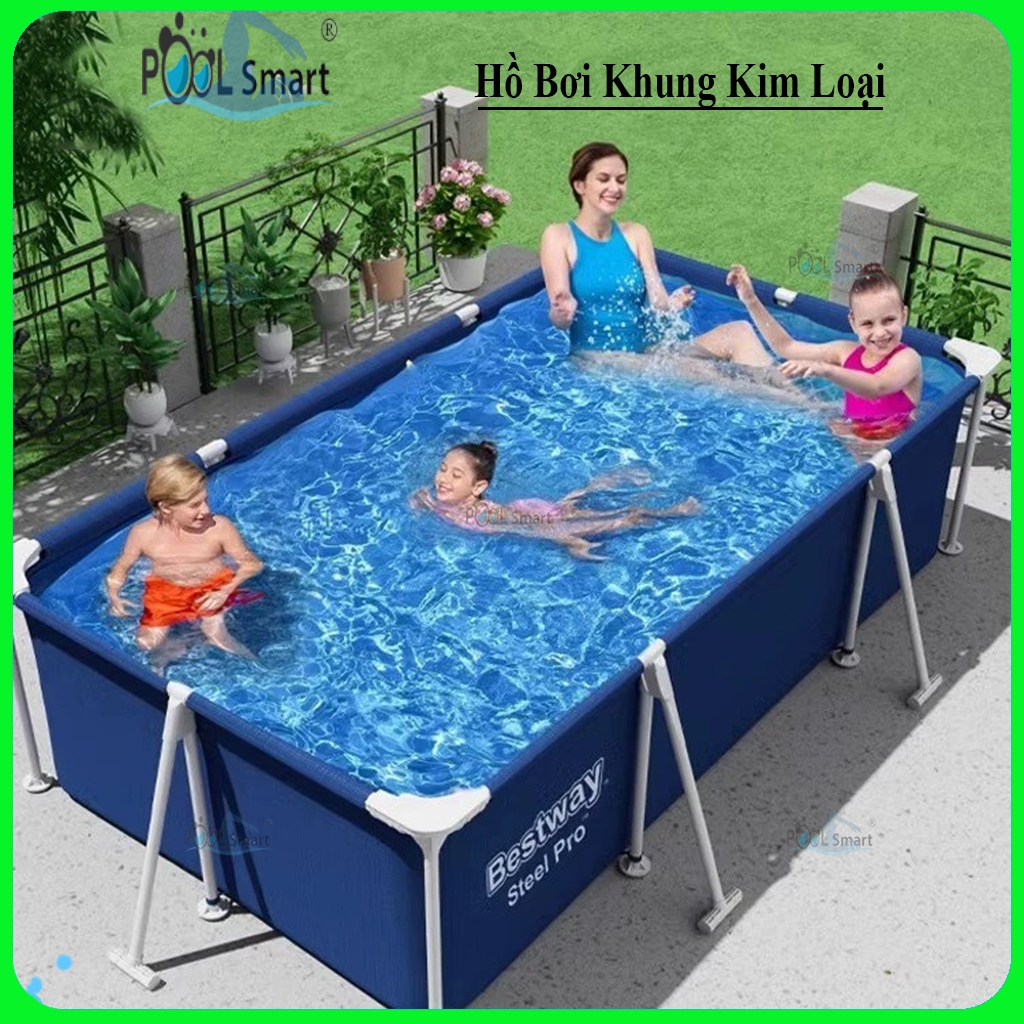 Bể bơi cho bé chính hãng Bestway Kích thước: 3m x2m cao 66cm , hồ bơi ...