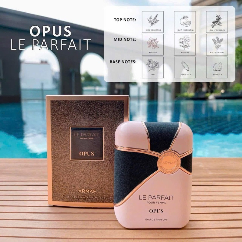 Nước Hoa Nữ ARMAF LE PARFAIT OPUS POUR FEMME EDP 100ml | Shopee