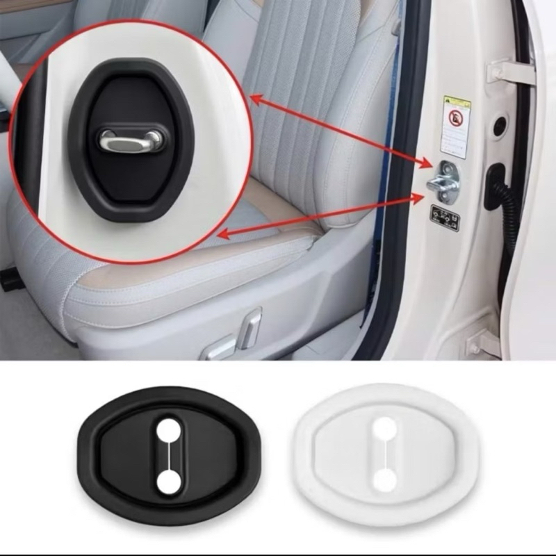Đệm Khóa Cửa Silicone Ô Tô – Chống Va Đập, Giảm Sốc, Hạn Chế Han Gỉ, Bảo Vệ Cửa Xe Hiệu Quả