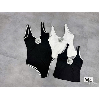 Áo body suit hai dây hoa xinh xỉu