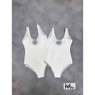 Áo body suit hai dây hoa xinh xỉu
