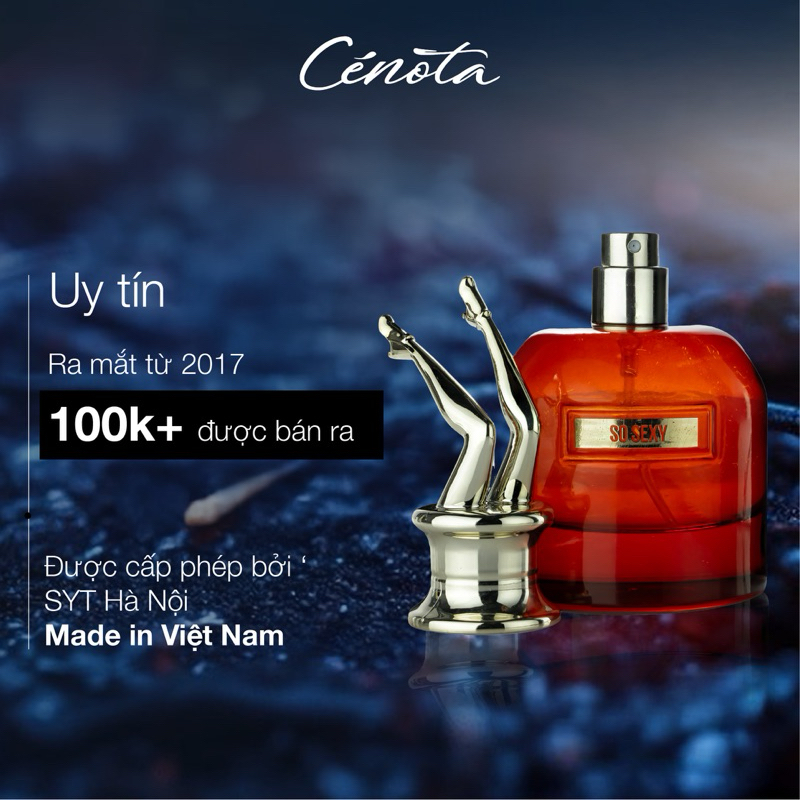 Ảnh Nước Hoa Nữ Cenota SO SEXY Cá Tính, Gợi Cảm, Quyến Rũ Nổi Bật 60ml, Hương Thơm Từ Kinh Đô Nước Hoa Grasse (Pháp) 4