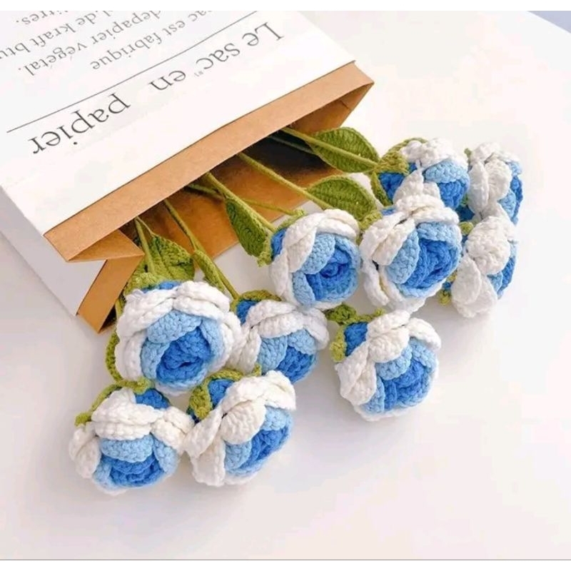 Hoa Hồng Len Handmade