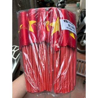 [GIAO NGẪU NHIÊN CÁN ĐỎ/ VÀNG] Cờ Vẫy Cờ Tổ quốc Cờ Quốc kỳ diễu hành múa văn nghệ 20x30 cm 1 mặt 2 mặt trang trí