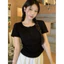 Áo thun cộc tay khuy cúc cổ ren,áo babytee cổ tròn vải cotton co giãn thoáng mát