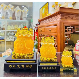 Túi Tiền Kim Bảo Vật Phẩm Phong Thuỷ Cao 23cm