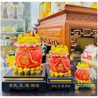 Túi Tiền Kim Bảo Vật Phẩm Phong Thuỷ Cao 23cm