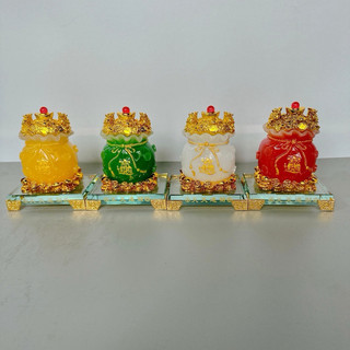 TÚI TIỀN KIM BẢO PHONG THUỶ ĐẾ KÍNH 14cm