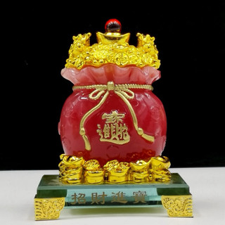 TÚI TIỀN KIM BẢO PHONG THUỶ ĐẾ KÍNH 14cm