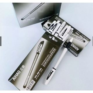 10 cây/ hộp bút chữ A, bút chữ A AIHAO 801A Ngòi 0,5mm Chất mực Cao Cấp, viết êm