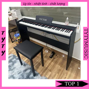 Đàn Piano Điện Victor VT02 Màu Đen tặng kèm pedal