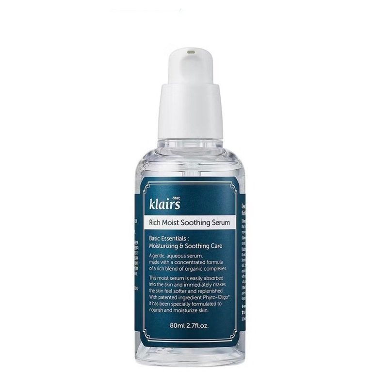 Tinh Chất Dưỡng Ẩm Sâu Klairs Serum mẫu 50ml từ nhà máy sản xuất tại hàn quốc